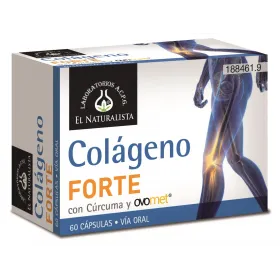 El Natural Colageno Forte Con Curcuma y Ovomet 60 Capsulas