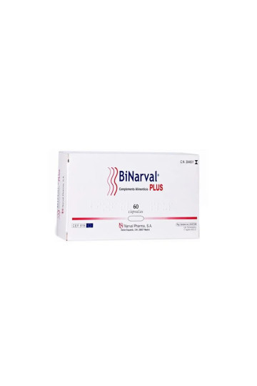 Narval Pharma Binarval Plus® 760mg 60 Caps