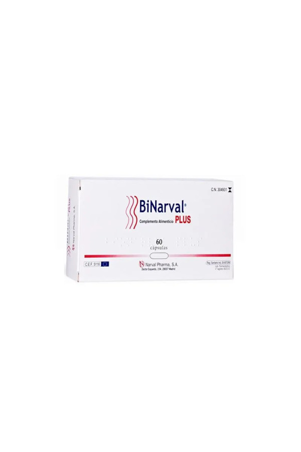 Narval Pharma Binarval Plus® 760mg 60 Caps