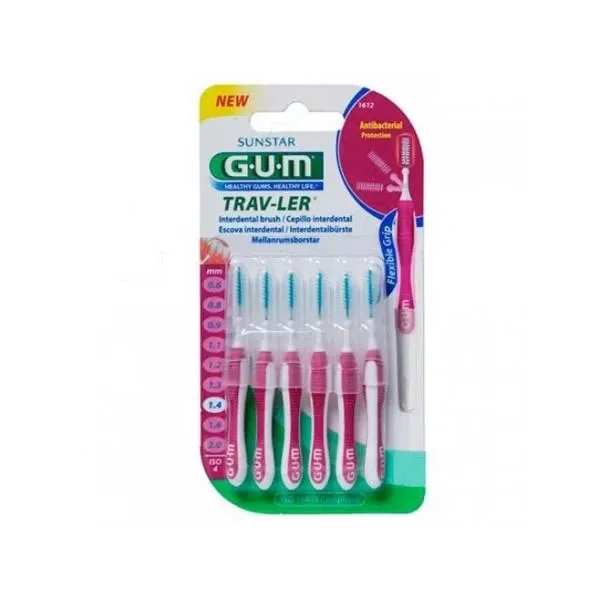 Gum® Interdental Brush Proxabrush Trip 6pcs