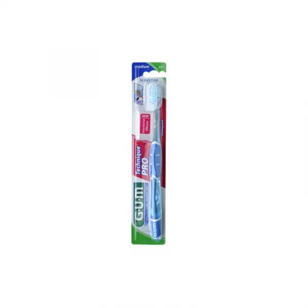 Sunstar Gum Medium Technique Pro Dental Brush Compact