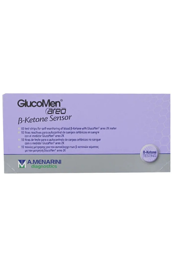 Glucomen Areo Sensor B-Ketone 10 Test Strips