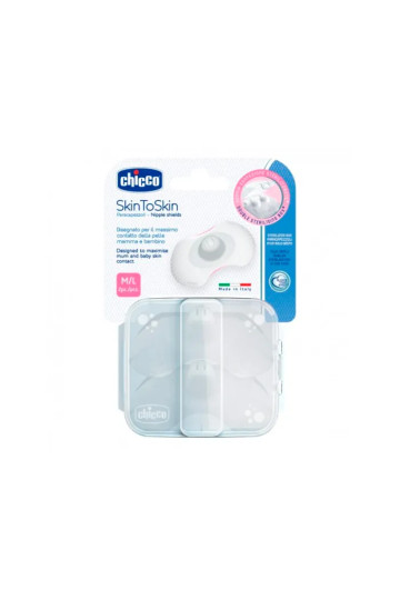 Chicco Nipple Protector Silicone M-L 2U 