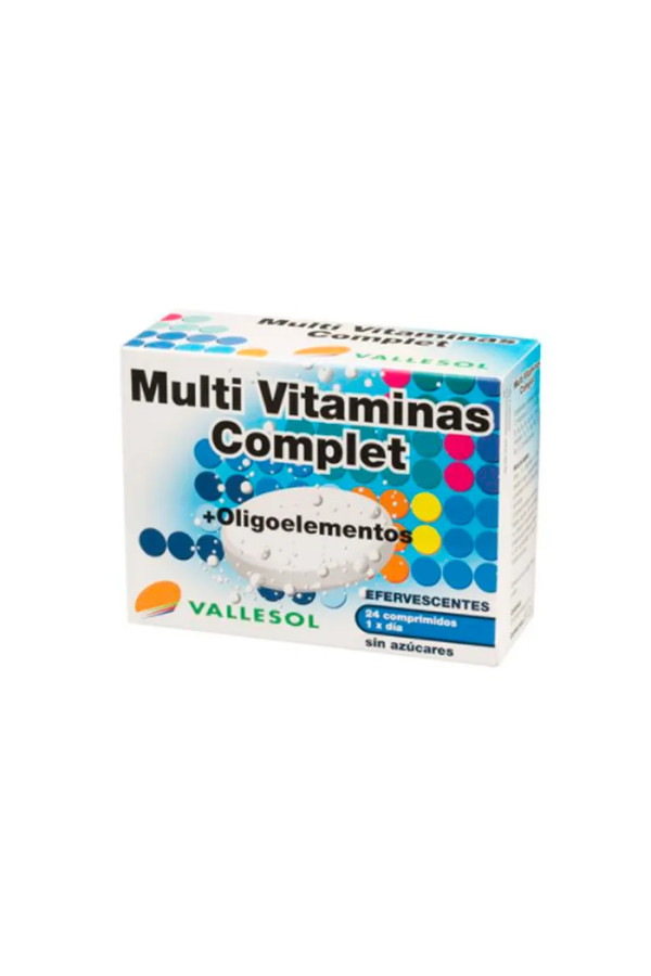 Vallesol Multivitamins Complet +Trace Elements Effervescent 24 Tablets