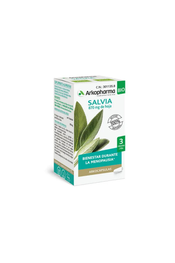 Arkopharma Arkocapsulas Sage 45 Capsules
