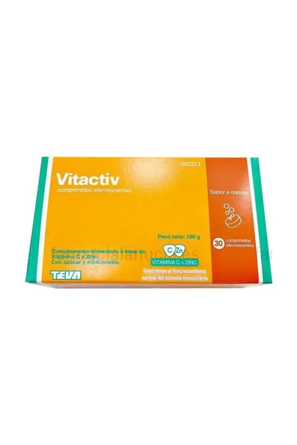 Teva Vitactiv 30 Effervescent Tablets 120g