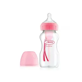 Dr. Brown's Baby Bottle Wide Mouth PP Pink 240ml 1U