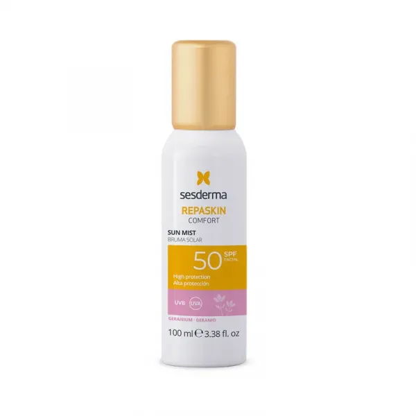 Sesderma Repaskin Confort Solar Mist Spf50 Geranium 100ml