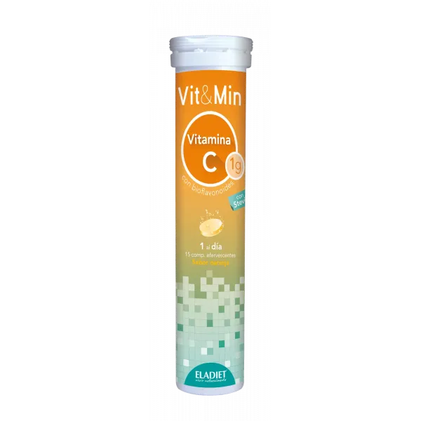 Eladiet Vit y Min Vitamina C 15 Comp Efervescentes