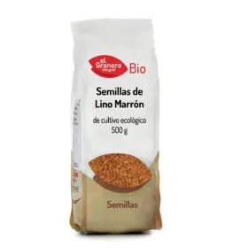 Granero Semillas De Lino Marrón Bio 500g Tostadas