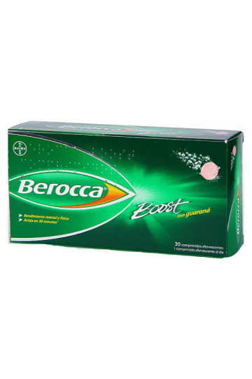 Berocca Boost 30 Effervescent Tablets Guarana 