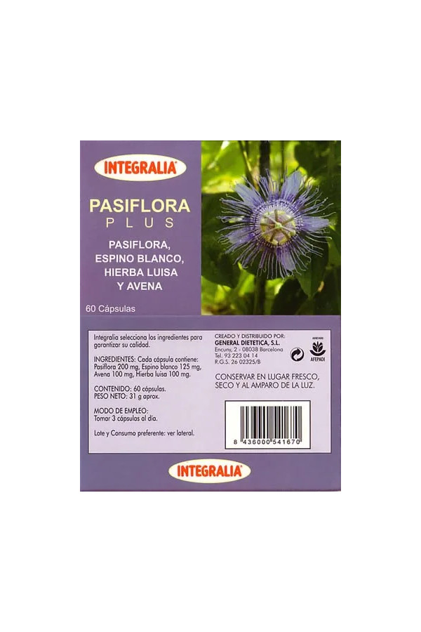Integralia Pasiflora Plus 60 Caps