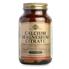Solgar Calcium Magnesium Citrate 100 Tablets
