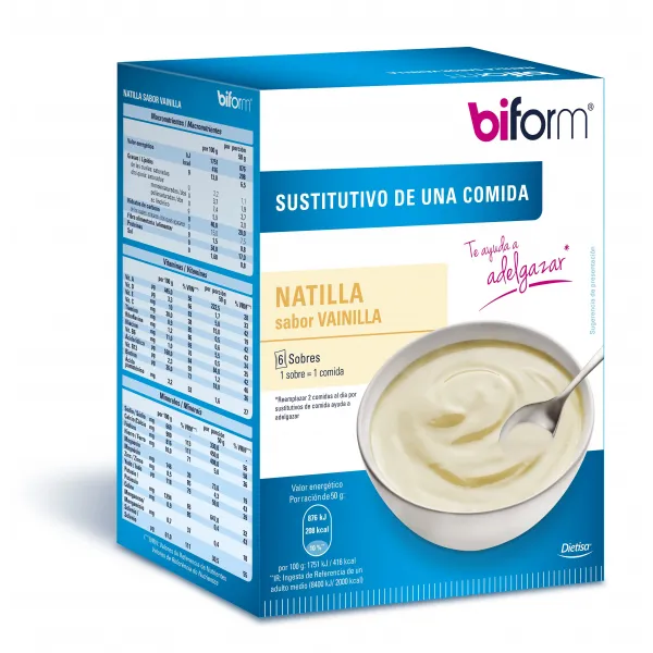 Biform Crema Vainilla 6 Sobres