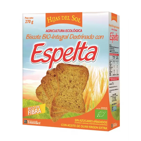 Ynsadiet Pan Dextrinado Bio Espelta 270g