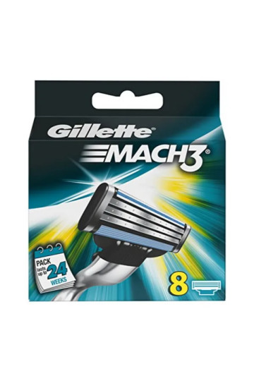 Gillette Mach3 Refill 8 Units 