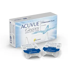 Acuvue Oasys Hydraclear Contact Lenses Replacement 2 Weeks -3.25 BC/8.4 12 Units