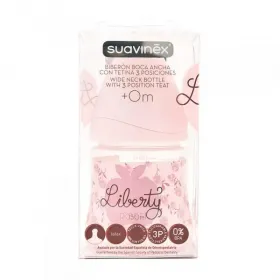 Suavinex™ Vintage Vintage Wide Nipple Latex Nipple 3 Positions Ros 150ml