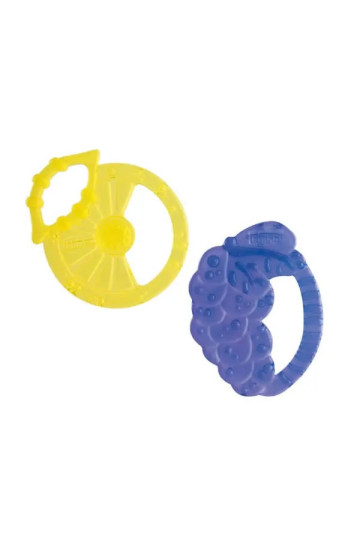 Chicco Silicone Teething Ring Solf Relax 2M+ 2 Units