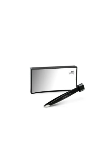 Beter Elite Rectangular Mirror X10 With Tweezer 