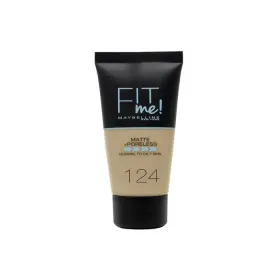 Maybelline Fit Me Matte + Poreless Foundation 124 Soft Sand 30ml