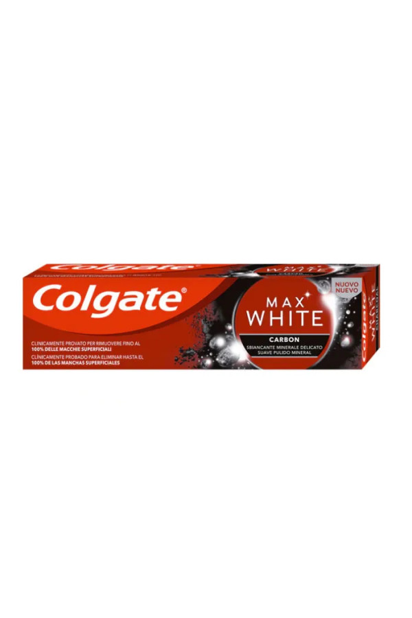 Colgate Max White Charcoal Whitening Toothpaste 75ml