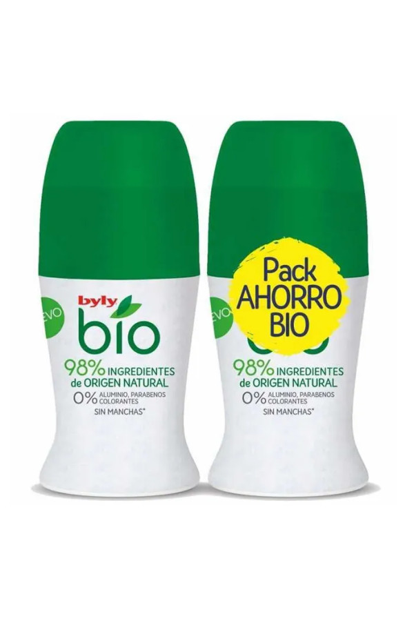 Byly Bio Deodorant Roll On 2x50ml