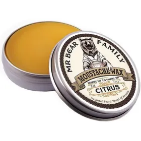 Eurostil Mr Bear Family Moustache Wax Citrus 30ml