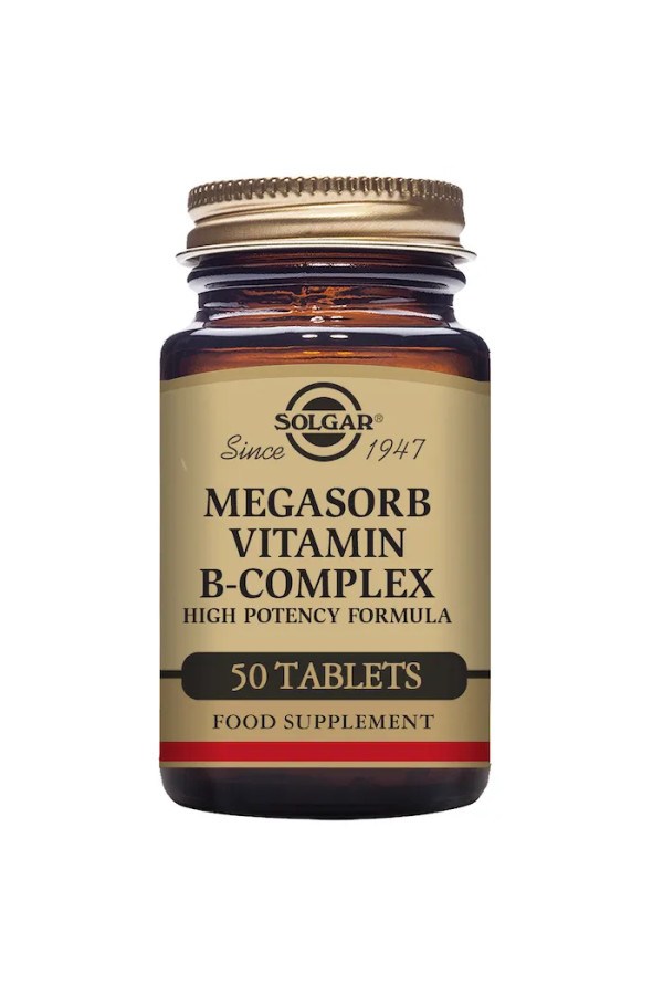 Solgar Megasorb Vitamin B-Complex 50 Tablets