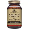 Solgar Calcium Citrate With Vitamin D3 60 Tablets