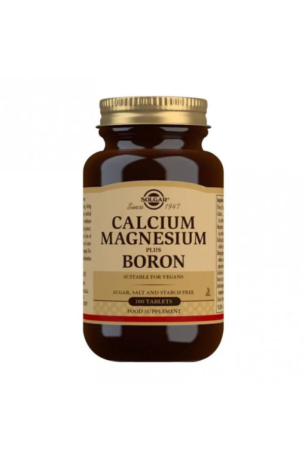 Solgar Calcium Magnesium Plus Boron 100 Tablets