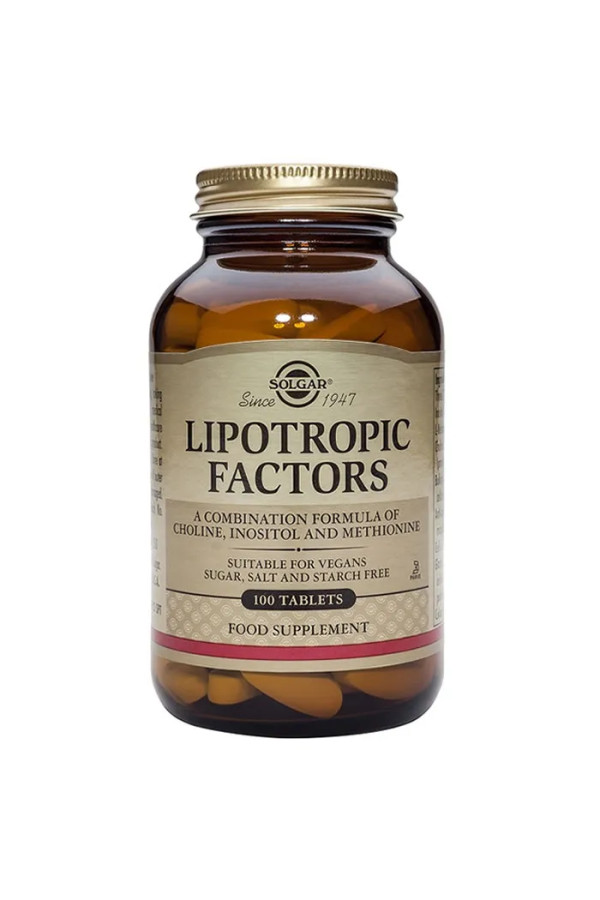 Solgar Lipotropics 100 Tablets