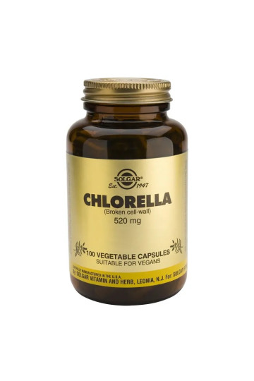 Solgar Chlorella 520mg 100 Capsules