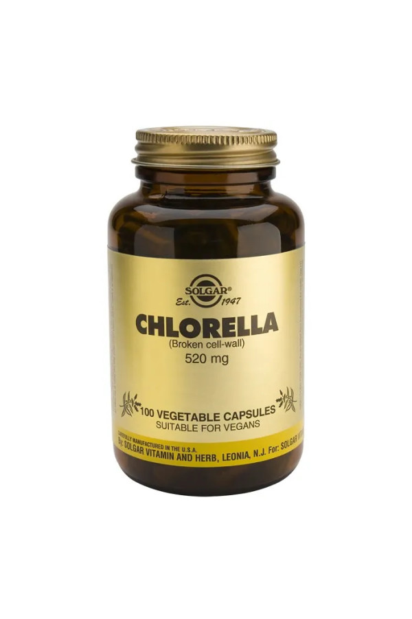 Solgar Chlorella 520mg 100 Capsules