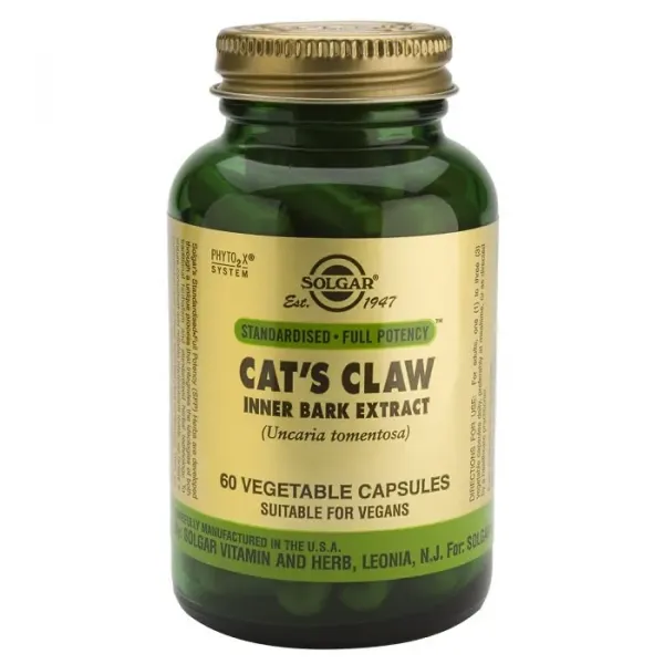 Solgar Cat's Claw Bark SPF 60 Capsules