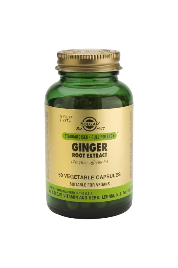 Solgar Spf Ginger Root 60 Capsules