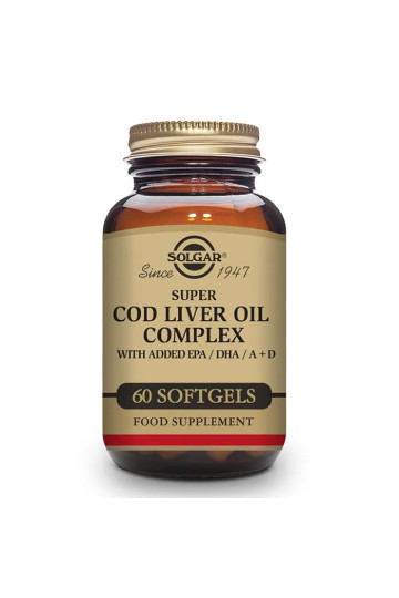 Solgar Super Cod Liver Oil Complex 60 Softgels