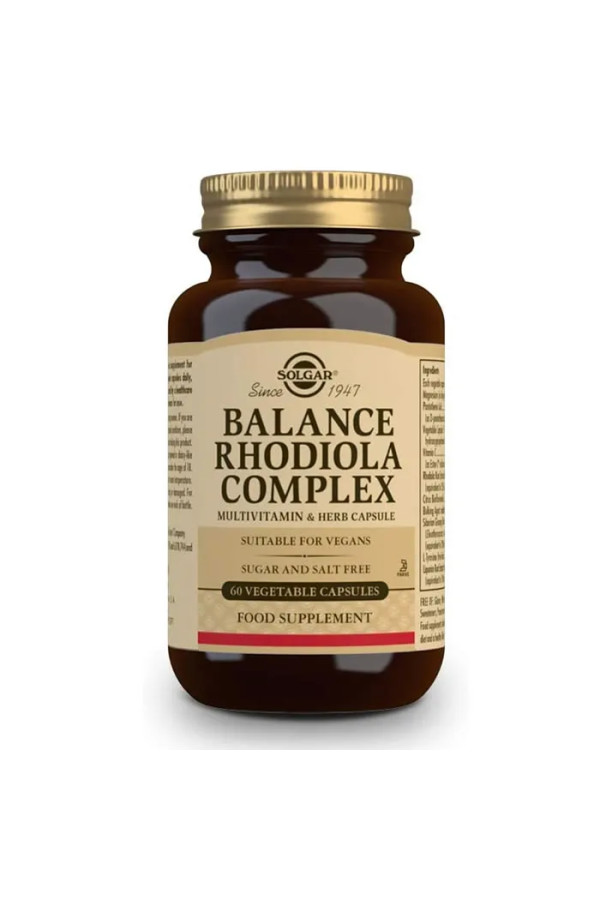 Solgar Balance Rhodiola Complex 60 Capsule