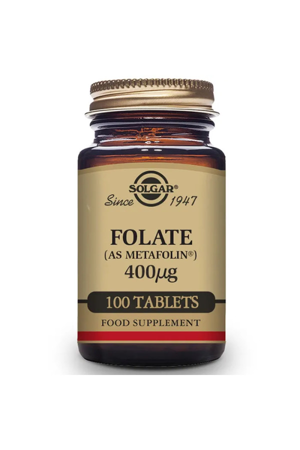 Solgar Folate 400cmg 100 Tablets