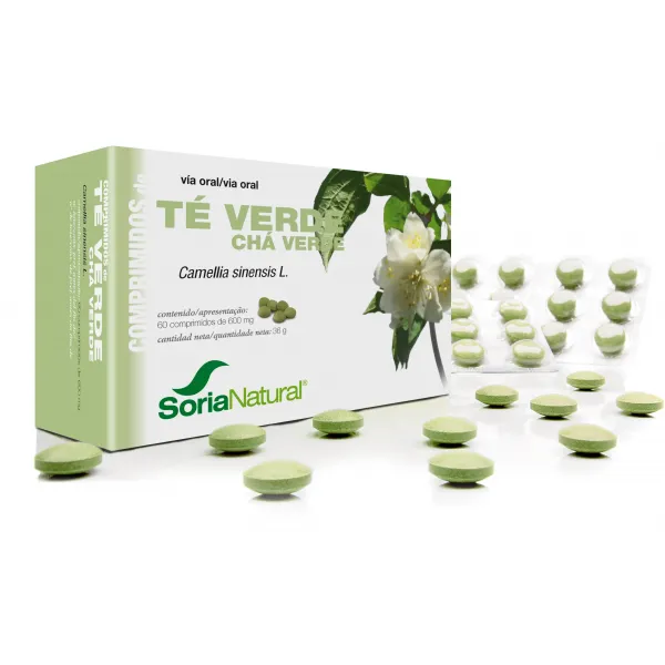 Soria Te Verde 60 Comp 600 Mg