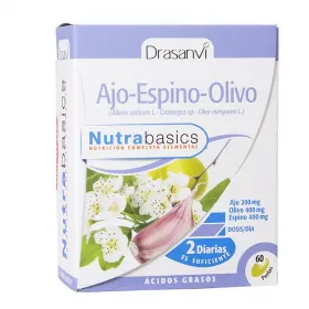 Drasanvi Ajo Espino Olivo Nutrabasicos 500 Mg 60 Perlas