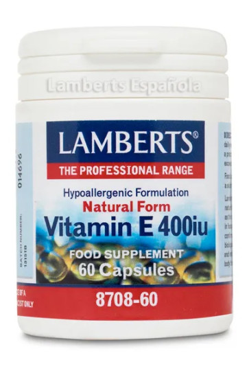 Lamberts Vitamina e 400 Ui 60 Caps