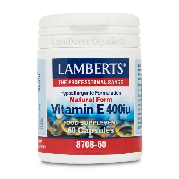 Lamberts Vitamina e 400 Ui 60 Caps
