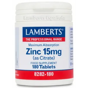 Lamberts Zinc 15 Mg 180 Tabs