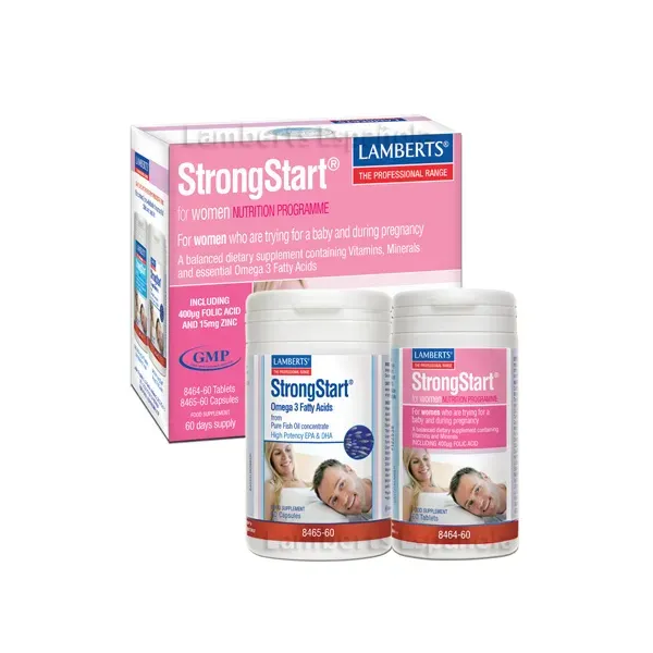 Lamberts Strongstart Para Mujeres 60 Tabs 60 Caps