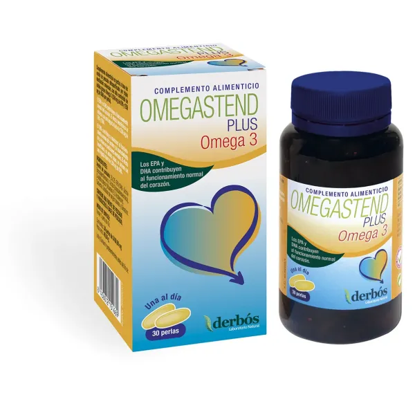 Dherbos Omegastend Plus 30 Perlas Omega 3