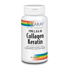 Solaray Collagen Keratin 60 Caps