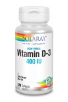 Solaray Vitamina D3 400 Ui 120 Perlas
