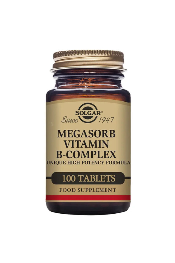 Solgar Megasorb B Complex 50 100 Tablets