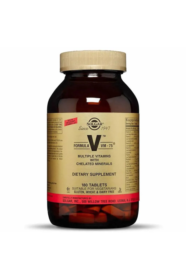 Solgar VM-75 180 Tablets